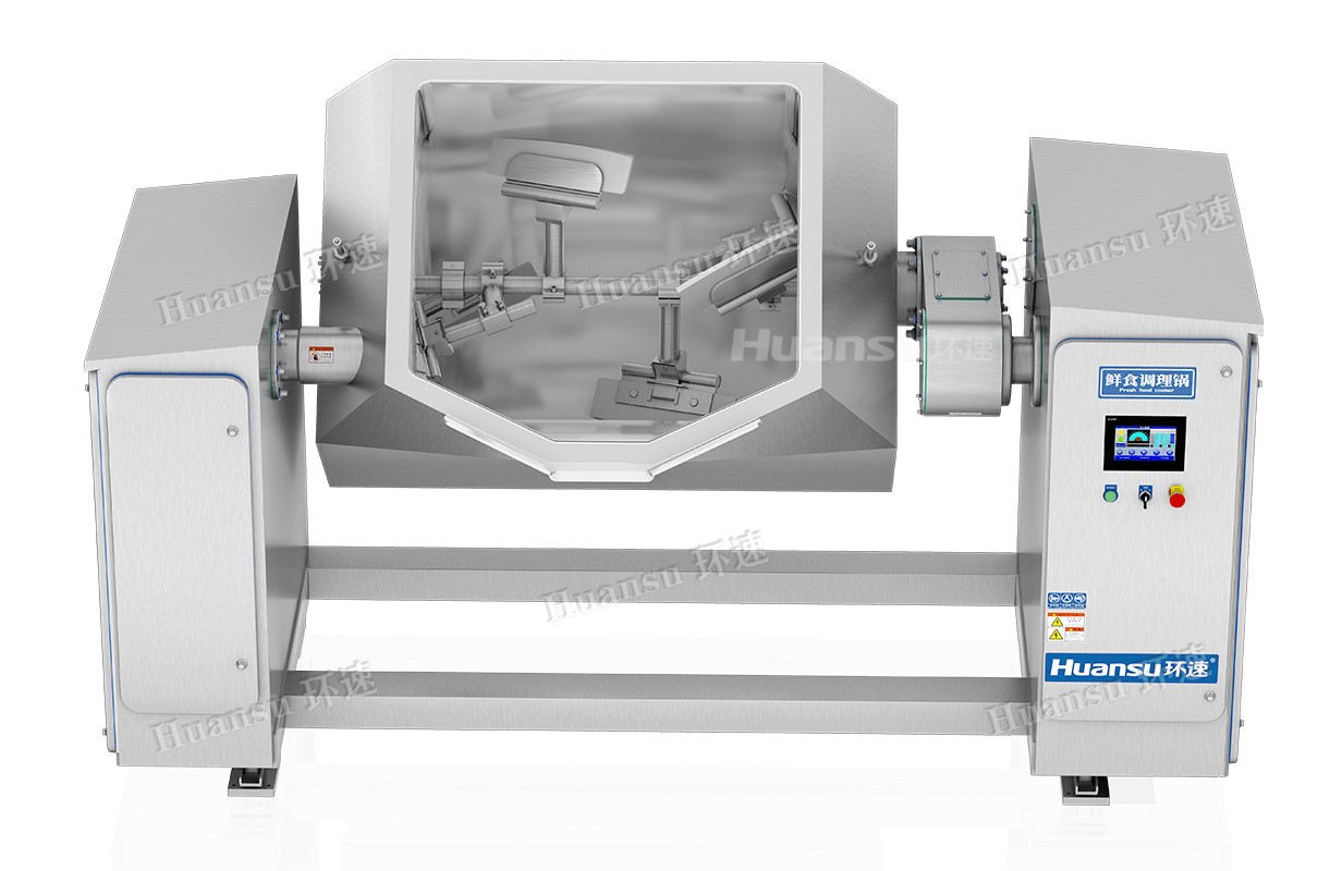 臥式智能攪拌鍋，蒸汽加熱效率高